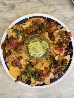 Vegan nachos  at Flax & Kale - Placa Castella in Barcelona