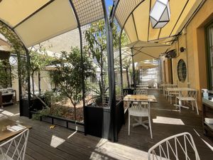 Terrace  at Flax & Kale - Placa Castella in Barcelona