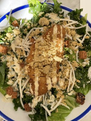 Caesar vegan salad  at Flax & Kale - Placa Castella in Barcelona