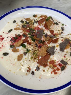 Vegan desert  at Flax & Kale - Placa Castella in Barcelona