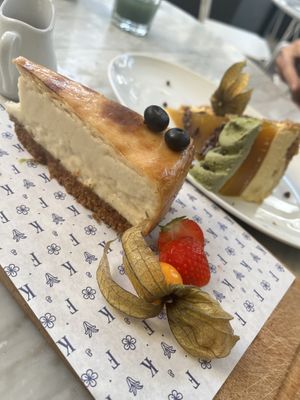 Tartas  at Flax & Kale - Placa Castella in Barcelona