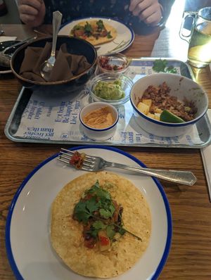 Tacos at Flax & Kale - Placa Castella in Barcelona