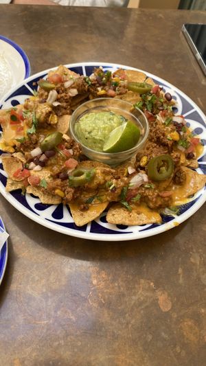 Nachos muy muy ricos  at Flax & Kale - Placa Castella in Barcelona