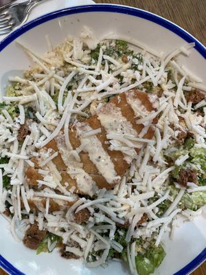 Vegan caesar salad  at Flax & Kale - Placa Castella in Barcelona