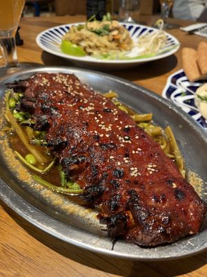 Plant based ribs  at Flax & Kale - Placa Castella in Barcelona