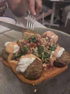 Falafell  at Flax & Kale - Placa Castella in Barcelona