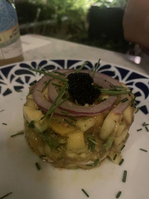 Mango avocado tartar  at Flax & Kale - Placa Castella in Barcelona