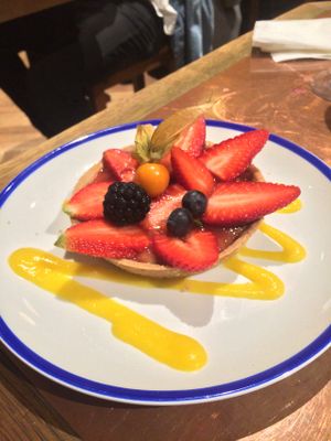 dessert at Flax & Kale - Placa Castella in Barcelona