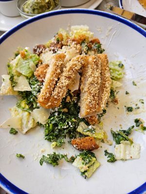 PB Cesar salad at Flax & Kale - Placa Castella in Barcelona
