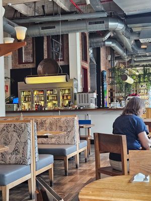 Downstairs at Flax & Kale - Placa Castella in Barcelona