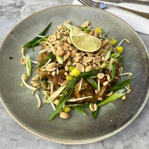 Pad thai  at Flax & Kale - Placa Castella in Barcelona