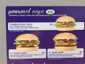 veggie burgers on offer at BurgerFuel in Dubai
