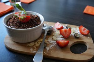 Tiramisu (Vegan). at Green Pumpkin in Riga