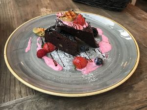 Death by Chocolate! 😍 at Green Pumpkin in Riga