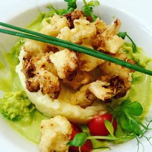 Tempura Cauliflower #Amazing at Green Pumpkin in Riga