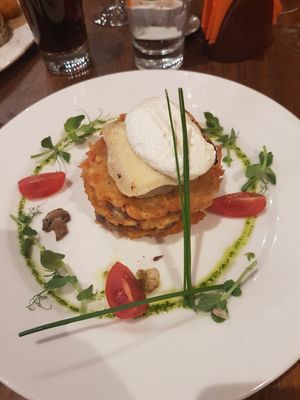 potato, tofu and vegan hard cheese! at Green Pumpkin in Riga