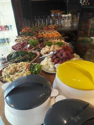 Sunday brunch buffet at Green Pumpkin in Riga