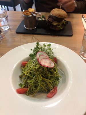 Raw zuchinni  at Green Pumpkin in Riga