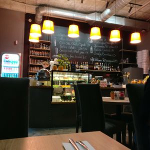 Fat pumpkin - interior at Green Pumpkin in Riga