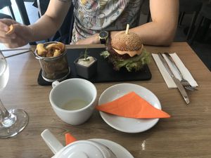 Gluten free, I suppose ) at Green Pumpkin in Riga