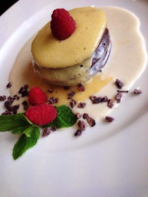 Vegan and gluten free pancakes, porridge and omelettes at Green Pumpkin in Riga