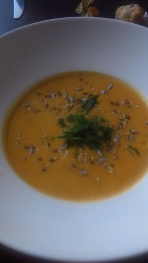 Soup at Green Pumpkin in Riga