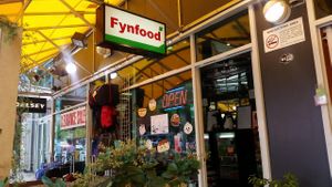 outside at Fynfood in Vancouver