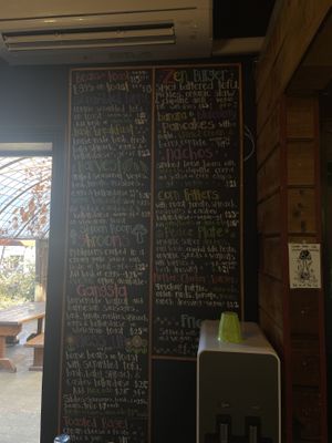 Menu   at The Shroom Room in Christchurch