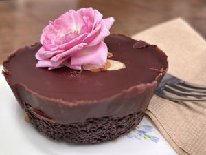 Chocolate cake   at The Shroom Room in Christchurch