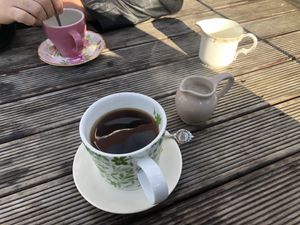 Coffee at The Shroom Room in Christchurch