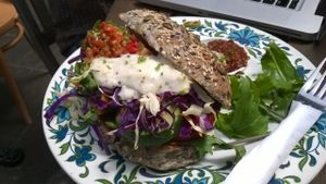 Burger from Shroom Room at The Shroom Room in Christchurch