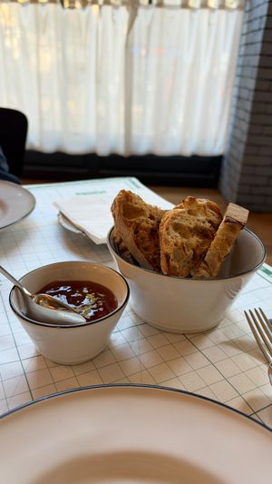 Toast at Cafe Stamba in Tbilisi