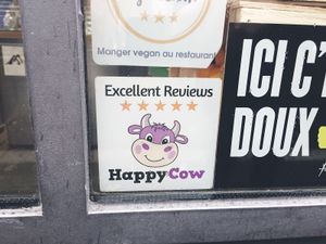 Happy Cow approved! at Le Tricycle in Paris