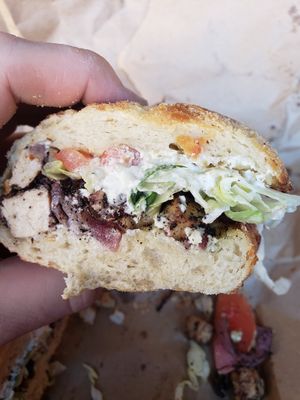 Vegan Sumac Chicken at Cafe 53 in Chicago