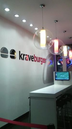 Entry area at Krave Burger in Halifax