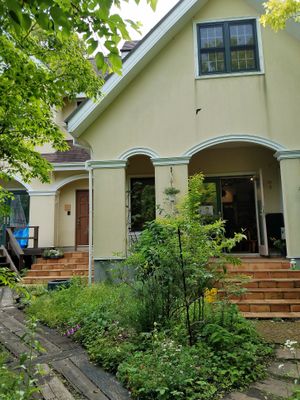 Cafe exterior at Cafe Sora in Jogasaki