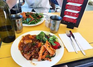 Lunch buffet at Lentil As Anything - Abbotsford Convent in Abbotsford