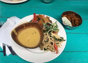 Lunch buffet at Lentil As Anything - Abbotsford Convent in Abbotsford