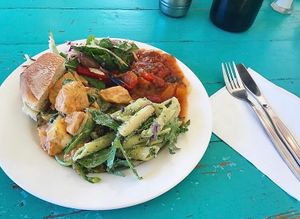 Lunch buffet at Lentil As Anything - Abbotsford Convent in Abbotsford