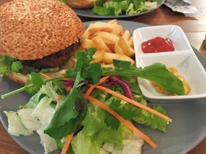 Vegan Burger at Veganka in Ankara