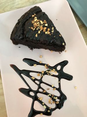 Brownie at Veganka in Ankara