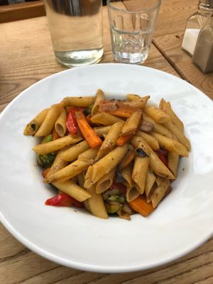 Sebzeli penne at Veganka in Ankara