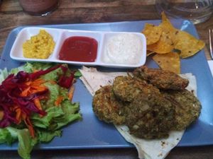 Sebze Köfte at Veganka in Ankara