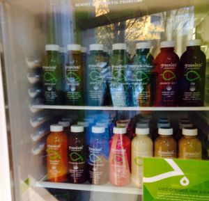 Cold case at Greenleaf Juicing Company - Pioneer Square in Portland