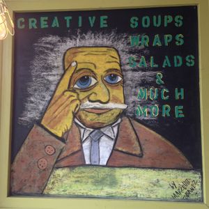 more creative decor  at Juice and Java in Miami Beach