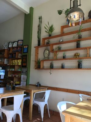 Cute little place with good vegan options :) at Juice and Java in Miami Beach