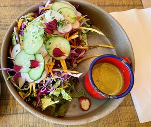 Appetizer salad for the plate of the day. at Org Bistro in Rio De Janeiro