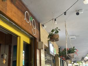 Entrance detail at Org Bistro in Rio De Janeiro