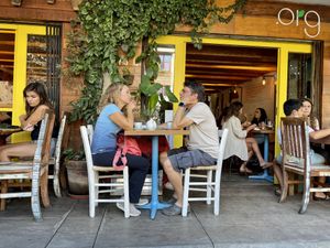 Entrance at Org Bistro in Rio De Janeiro
