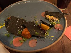 Valentine’s appetizer: cheese plate  at Org Bistro in Rio De Janeiro